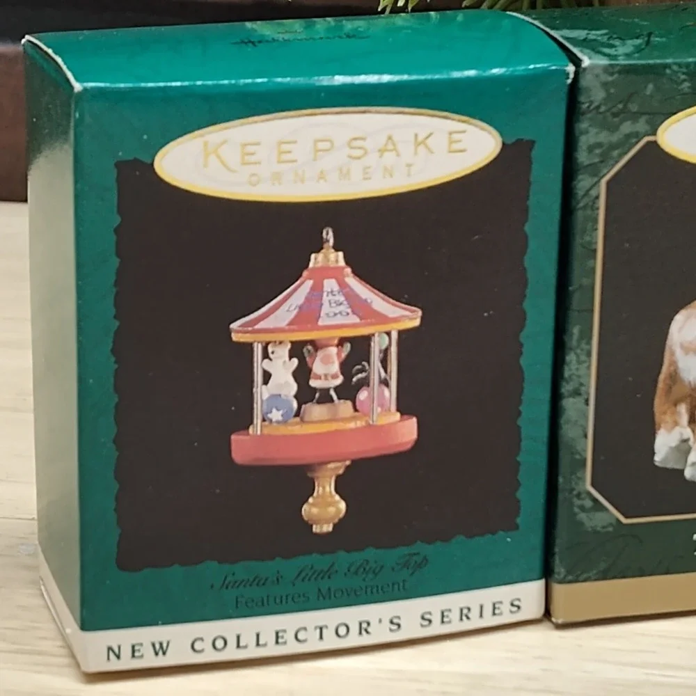 6 Hallmark Miniature Ornaments Lot